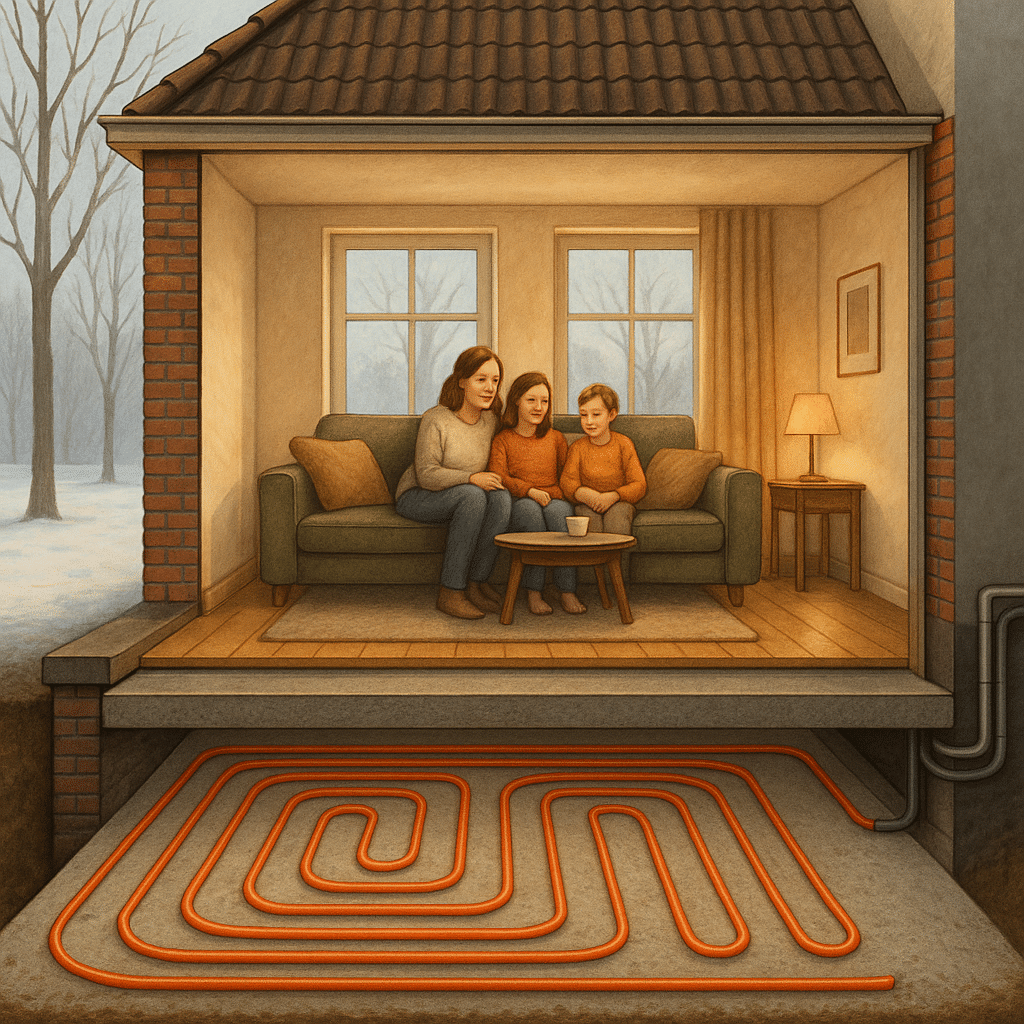 zoneregeling vloerverwarming en radiatoren