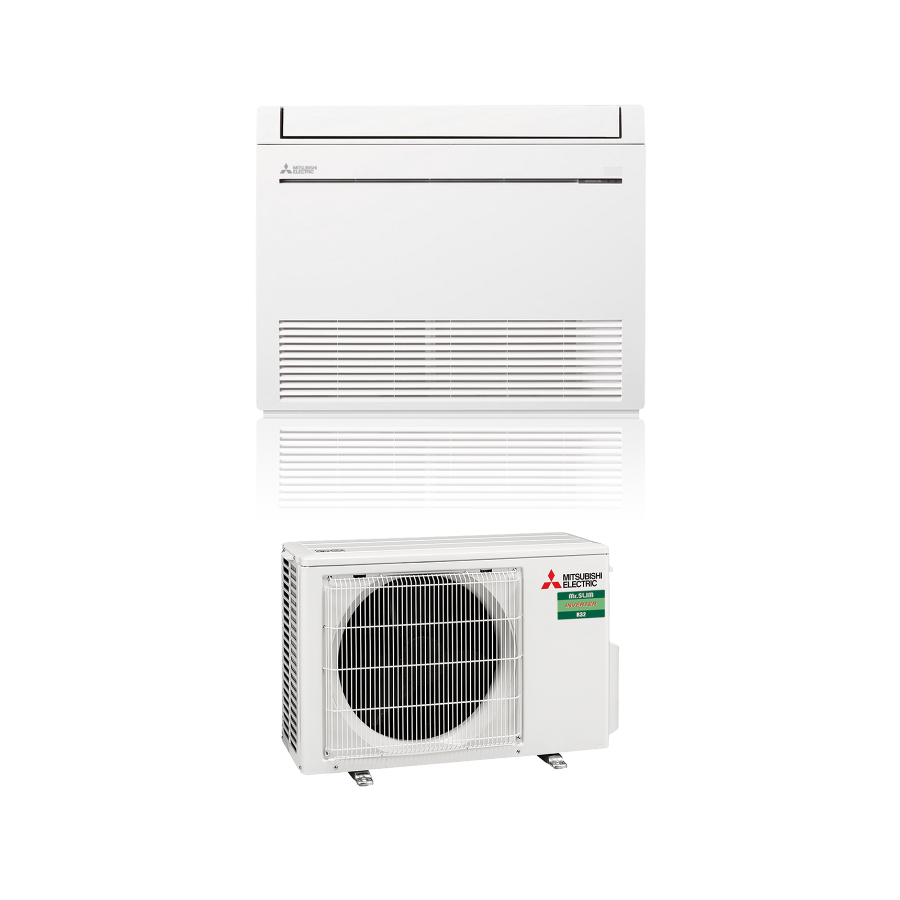MITSUBISHI ELECTRIC VLOERMODEL 3,5kW Inv SET