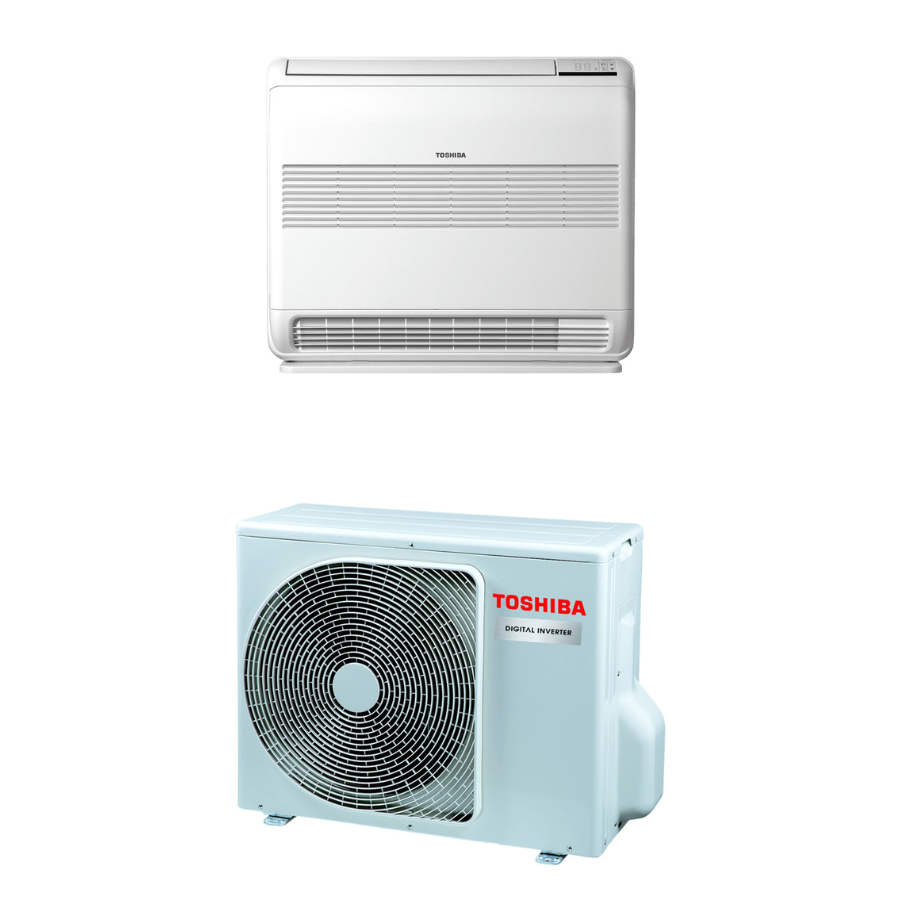 Toshiba Vloermodel 2,5kW SET
